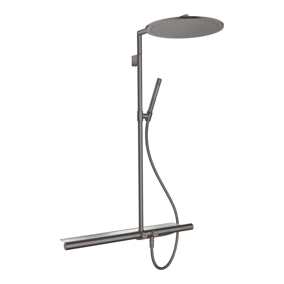 AXOR ShowerSolutions Showerpipe with thermostat 800 and overhead shower 350 1jet 27984 27984340