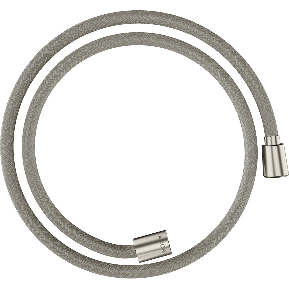 AXOR-ShowerSolutions-Textile-shower-hose-1-25-m-with-conical-and-cylindrical-nut-Stainless-Steel-Optic-28227800