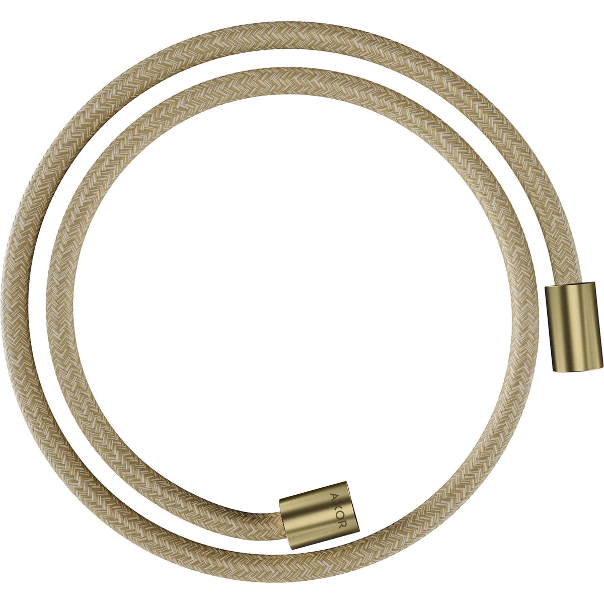 AXOR-ShowerSolutions-Textile-shower-hose-1-25-m-with-cylindrical-nuts-Brushed-Brass-28228950
