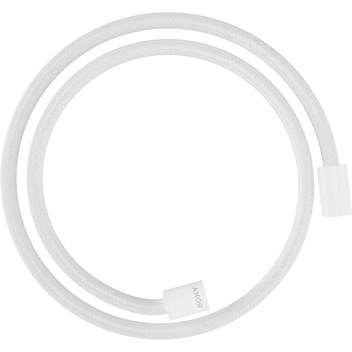 AXOR-ShowerSolutions-Textile-shower-hose-1-25-m-with-cylindrical-nuts-Matt-White-28228700