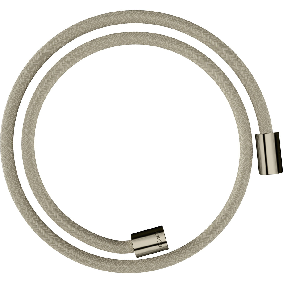 AXOR-ShowerSolutions-Textile-shower-hose-1-25-m-with-cylindrical-nuts-Polished-Nickel-28228830