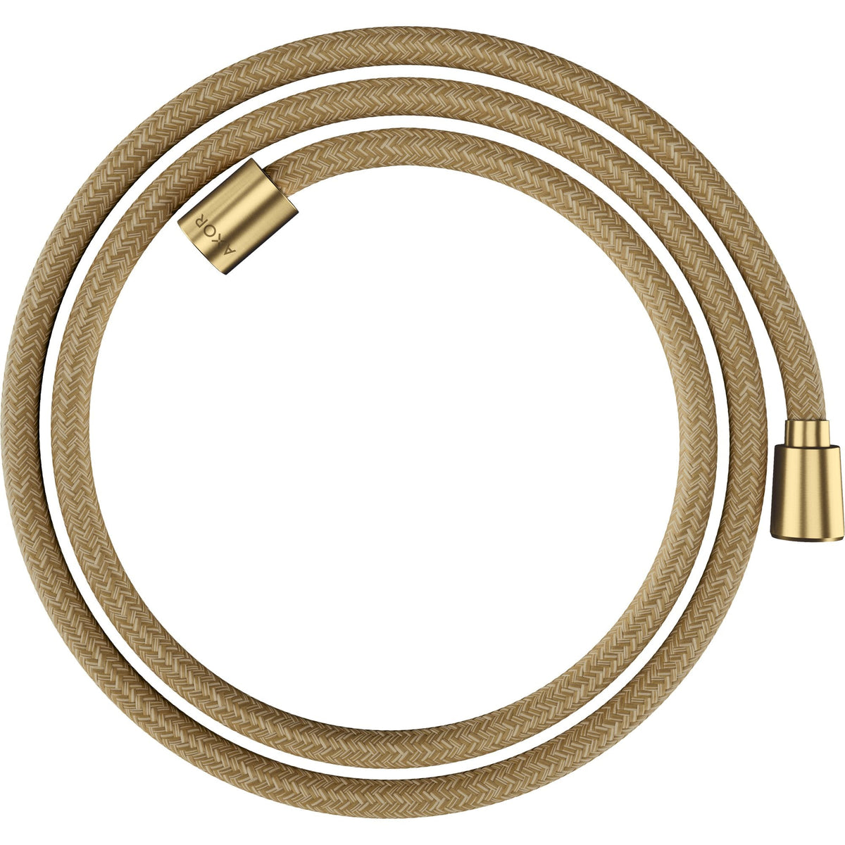 AXOR-ShowerSolutions-Textile-shower-hose-1-60-m-with-conical-and-cylindrical-nut-Brushed-Gold-Optic-28259250