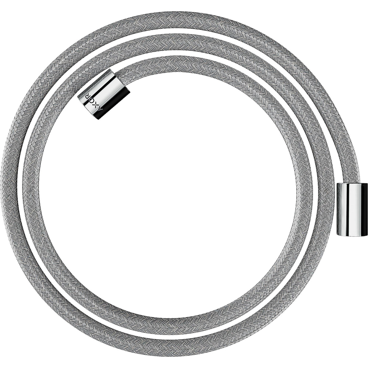 AXOR-ShowerSolutions-Textile-shower-hose-1-60-m-with-cylindrical-nuts-Chrome-28261000
