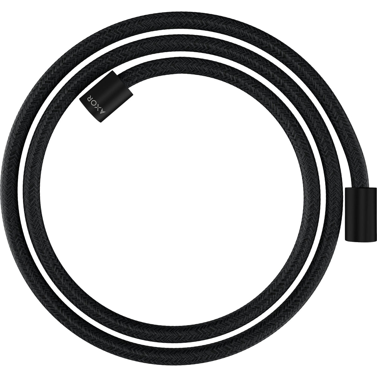 AXOR-ShowerSolutions-Textile-shower-hose-1-60-m-with-cylindrical-nuts-Matt-Black-28261670