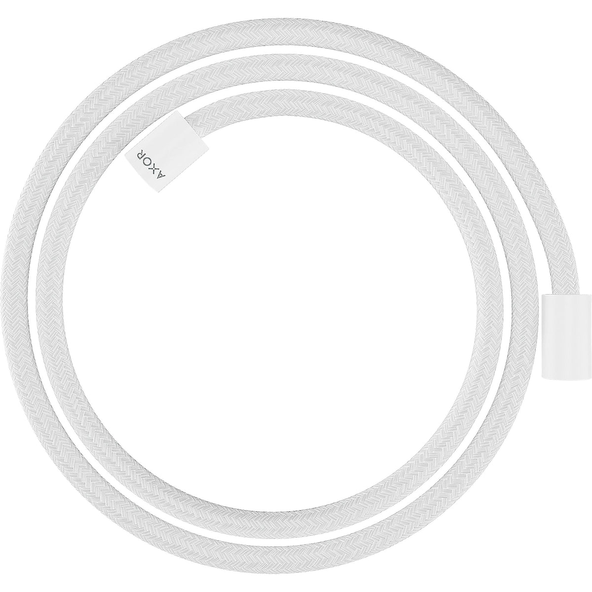 AXOR-ShowerSolutions-Textile-shower-hose-1-60-m-with-cylindrical-nuts-Matt-White-28261700