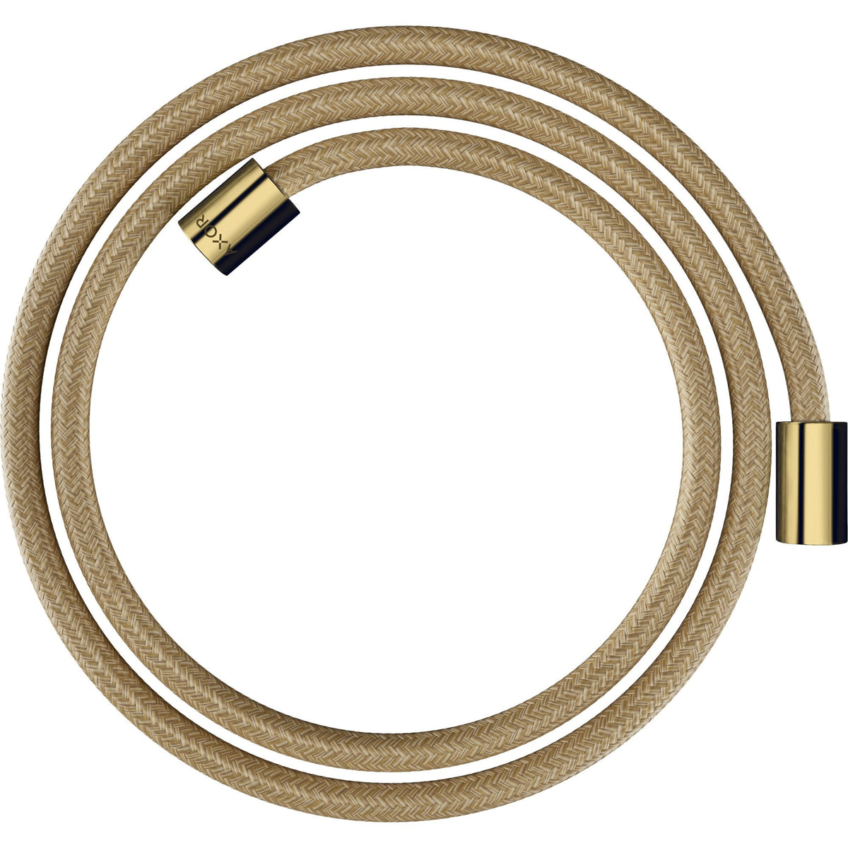 AXOR-ShowerSolutions-Textile-shower-hose-1-60-m-with-cylindrical-nuts-Polished-Gold-Optic-28261990