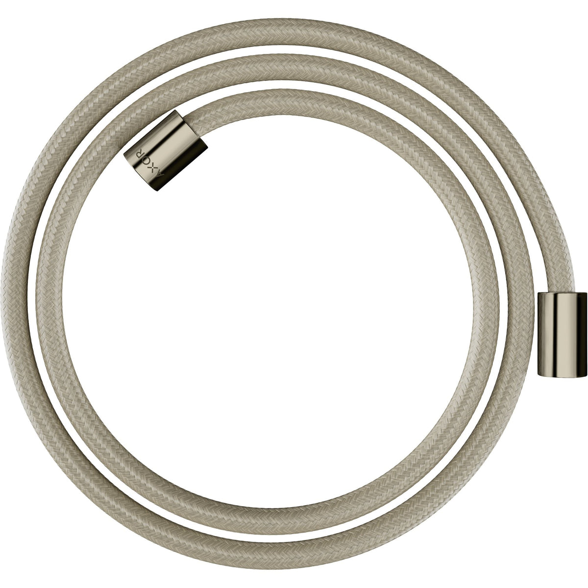 AXOR-ShowerSolutions-Textile-shower-hose-1-60-m-with-cylindrical-nuts-Polished-Nickel-28261830