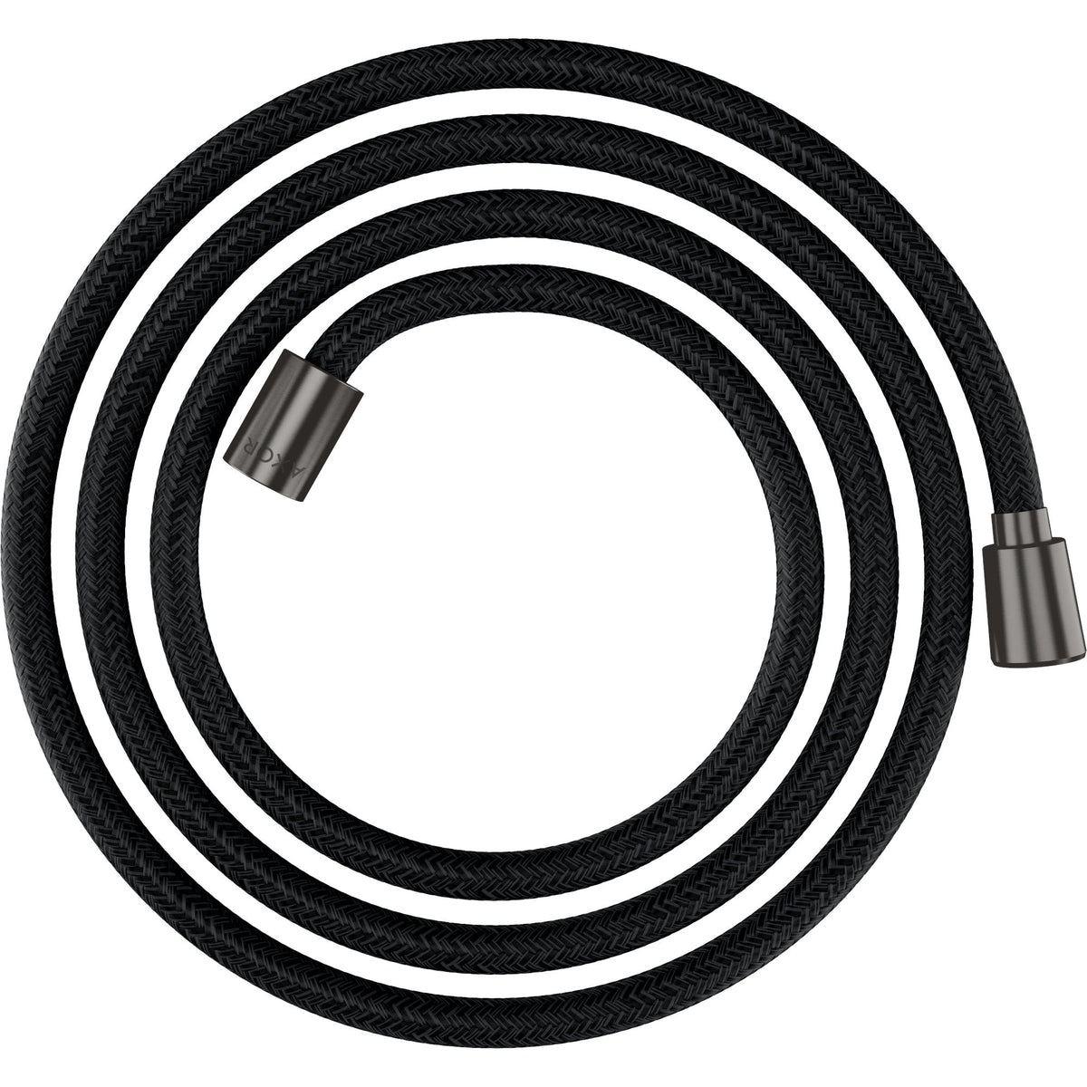 AXOR-ShowerSolutions-Textile-shower-hose-2-m-with-conical-and-cylindrical-nut-Brushed-Black-Chrome-28290340
