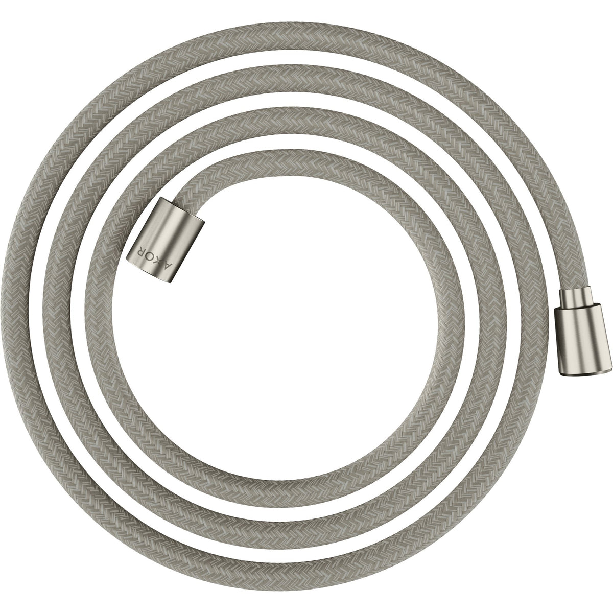 AXOR-ShowerSolutions-Textile-shower-hose-2-m-with-conical-and-cylindrical-nut-Stainless-Steel-Optic-28290800