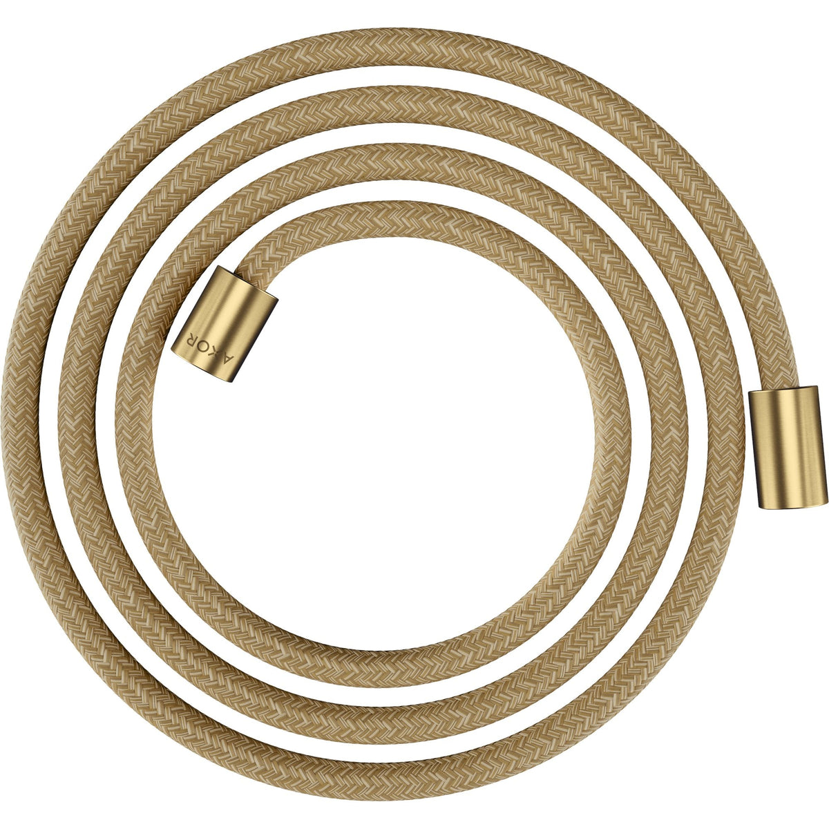 AXOR-ShowerSolutions-Textile-shower-hose-2-m-with-cylindrical-nuts-Brushed-Gold-Optic-28291250