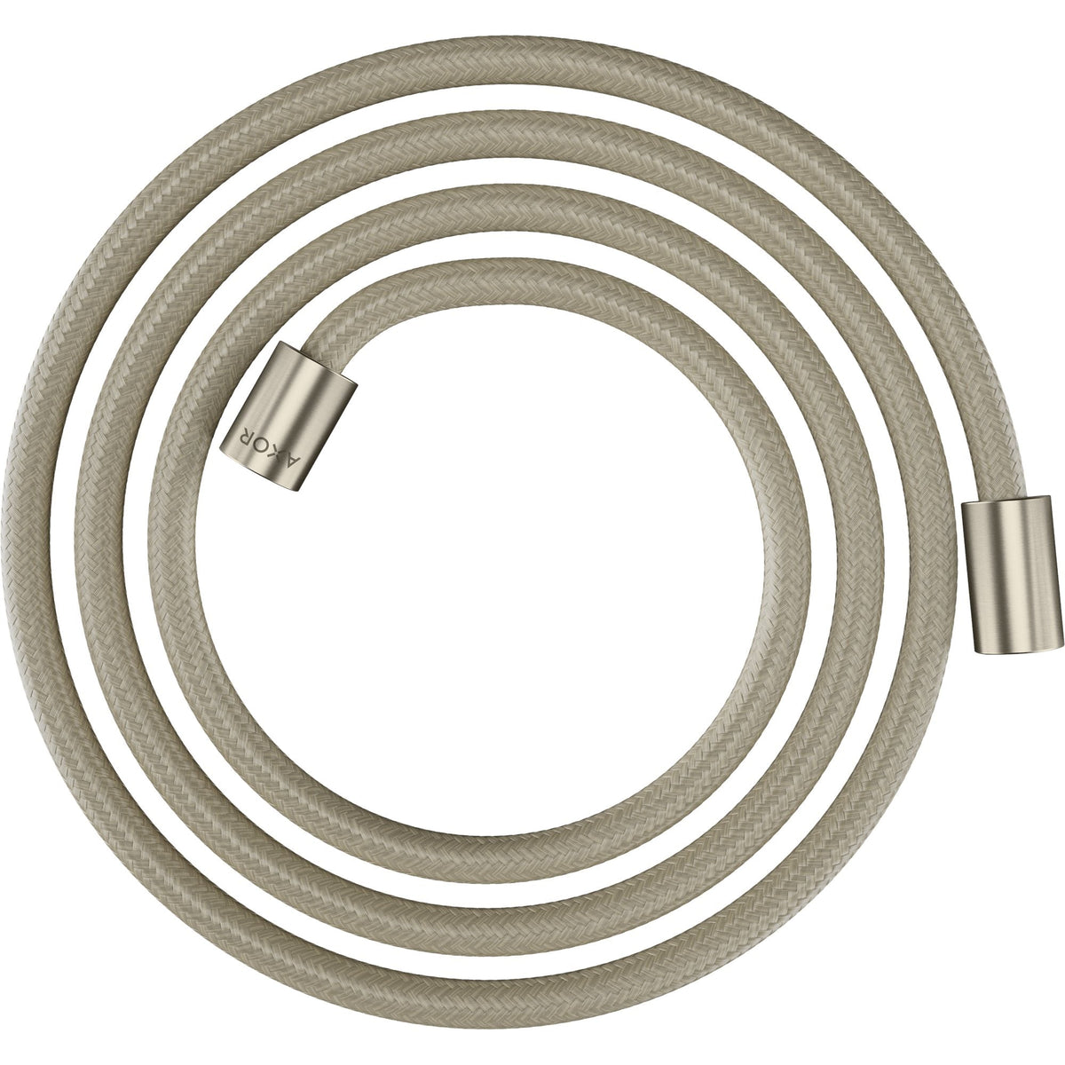 AXOR-ShowerSolutions-Textile-shower-hose-2-m-with-cylindrical-nuts-Brushed-Nickel-28291820