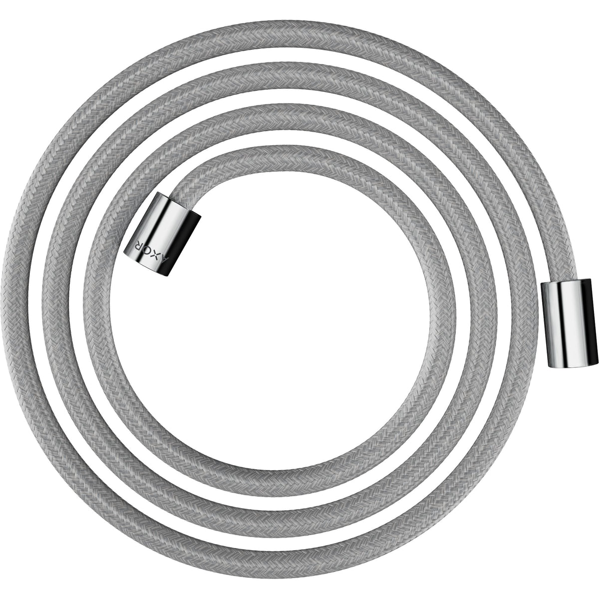 AXOR-ShowerSolutions-Textile-shower-hose-2-m-with-cylindrical-nuts-Chrome-28291000