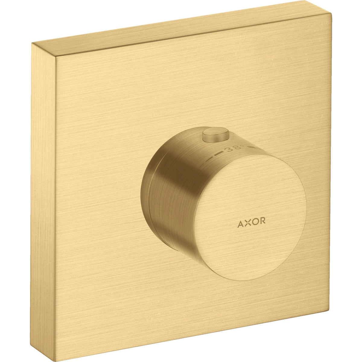 AXOR-ShowerSolutions-Thermostatic-module-120-120-for-concealed-installation-square-Brushed-Gold-Optic-10755250
