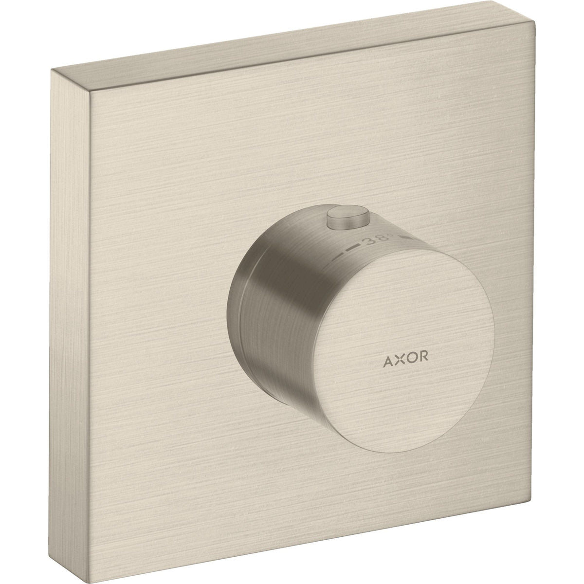 AXOR-ShowerSolutions-Thermostatic-module-120-120-for-concealed-installation-square-Brushed-Nickel-10755820