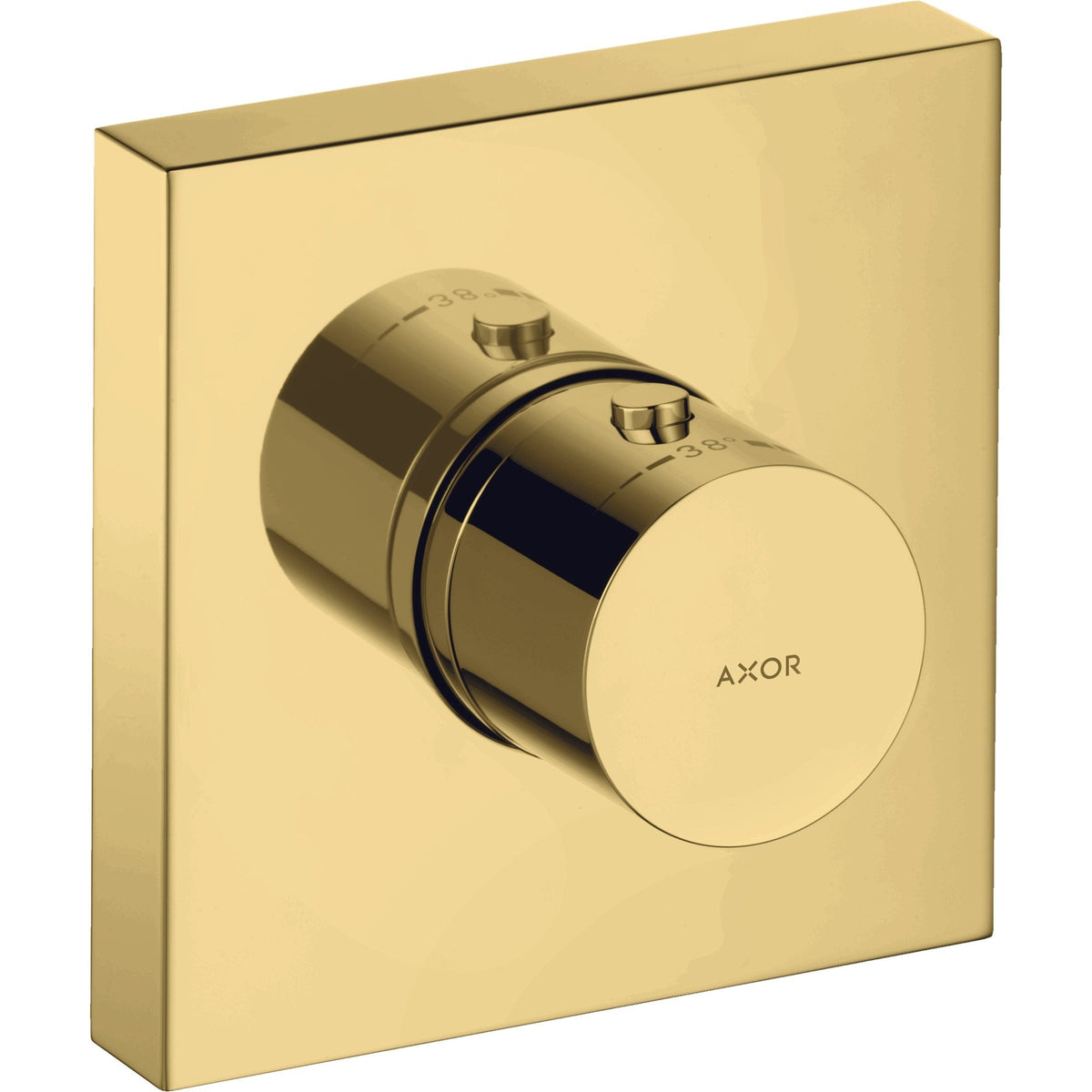 AXOR-ShowerSolutions-Thermostatic-module-120-120-for-concealed-installation-square-Polished-Gold-Optic-10755990
