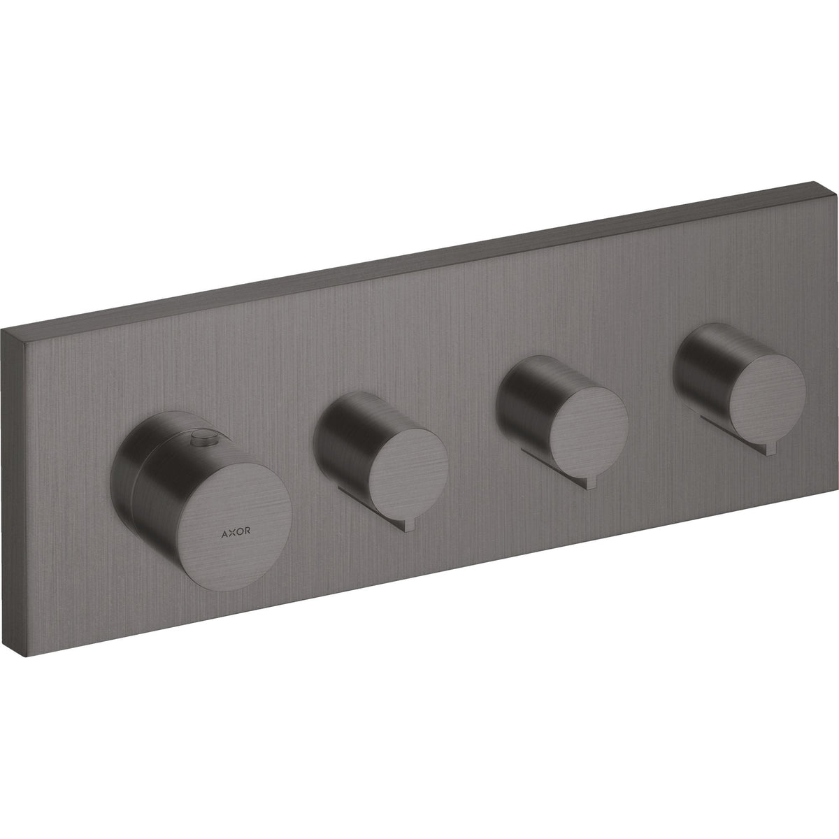 AXOR-ShowerSolutions-Thermostatic-module-360-120-for-concealed-installation-square-for-3-functions-Brushed-Black-Chrome-10751340