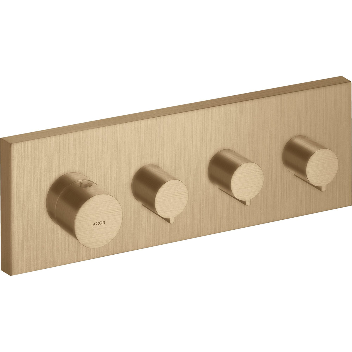 AXOR-ShowerSolutions-Thermostatic-module-360-120-for-concealed-installation-square-for-3-functions-Brushed-Bronze-10751140