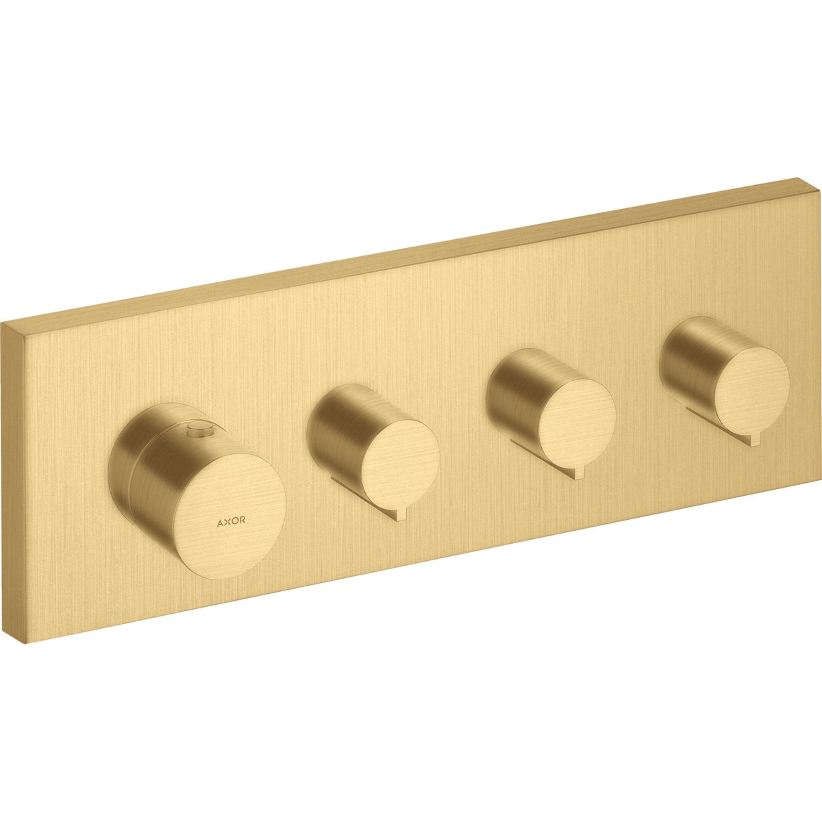 AXOR-ShowerSolutions-Thermostatic-module-360-120-for-concealed-installation-square-for-3-functions-Brushed-Gold-Optic-10751250