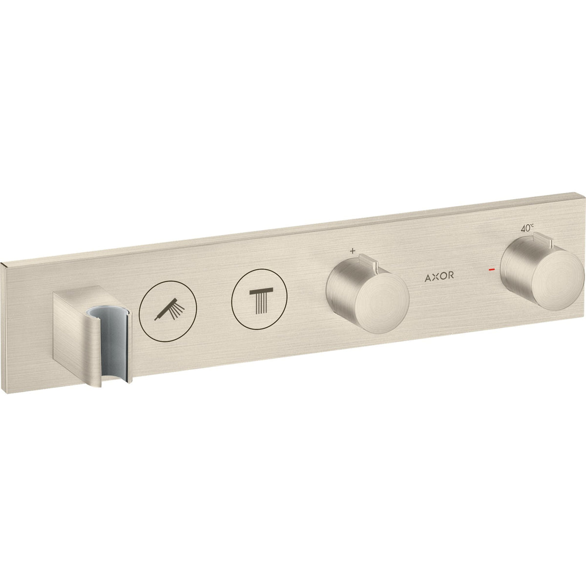 AXOR-ShowerSolutions-Thermostatic-module-Select-460-90-for-concealed-installation-for-2-functions-Brushed-Nickel-18355820