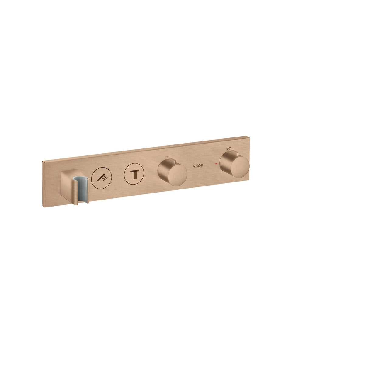 AXOR-ShowerSolutions-Thermostatic-module-Select-460-90-for-concealed-installation-for-2-functions-Brushed-Red-Gold-18355310