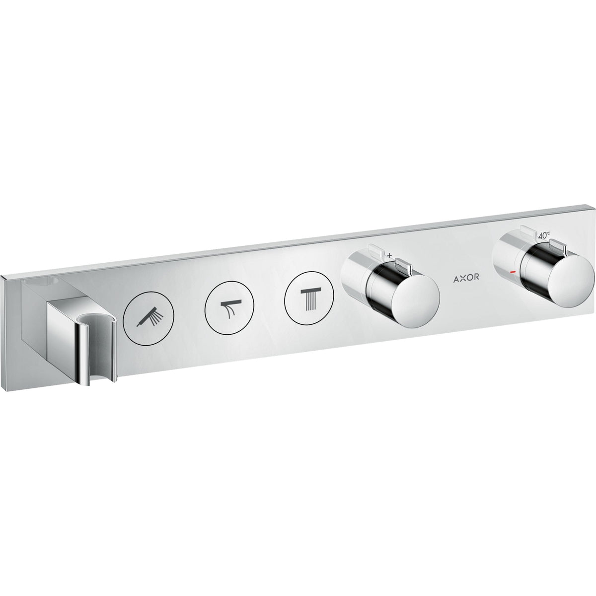 AXOR-ShowerSolutions-Thermostatic-module-Select-530-90-for-concealed-installation-for-3-functions-Brushed-Gold-Optic-18356250