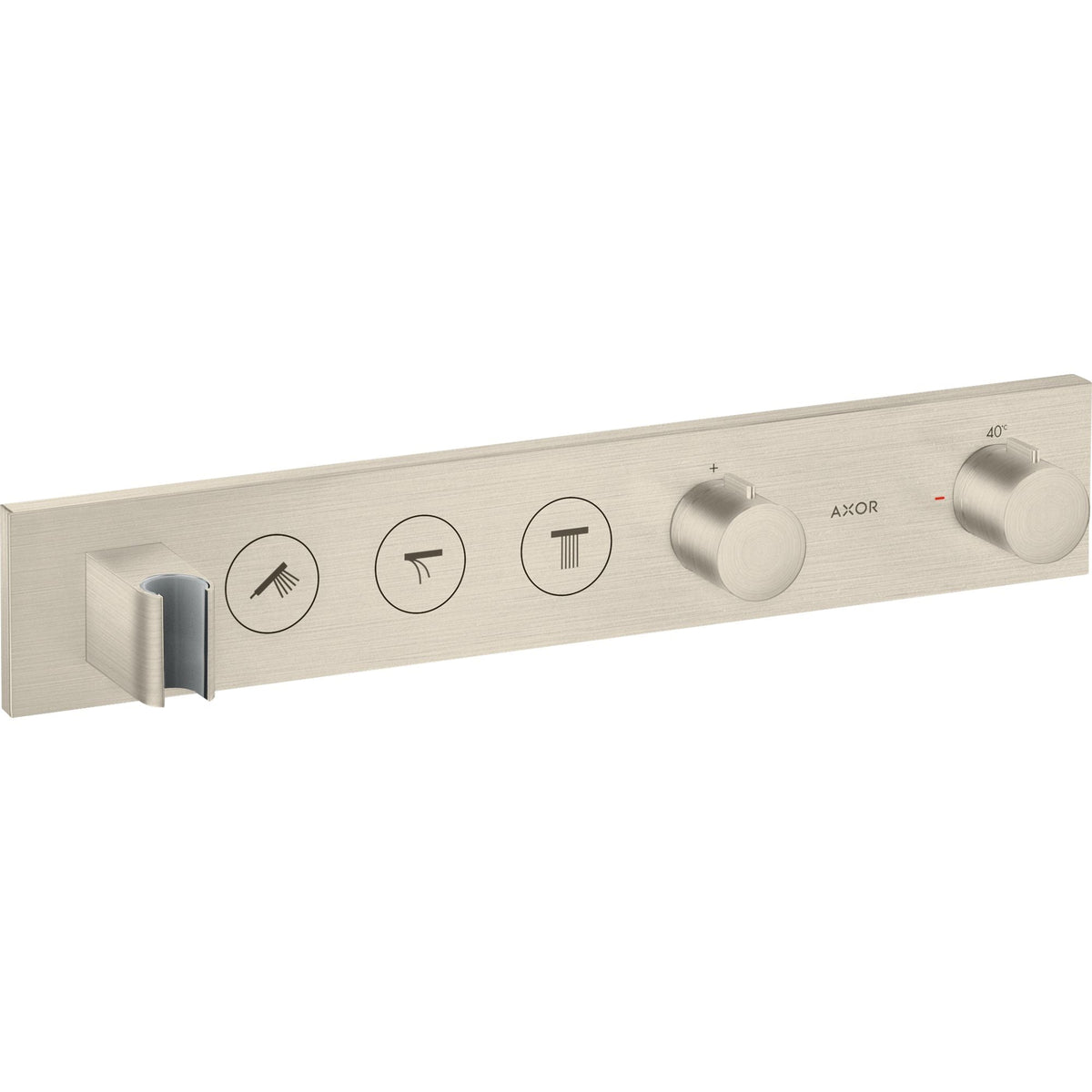 AXOR-ShowerSolutions-Thermostatic-module-Select-530-90-for-concealed-installation-for-3-functions-Brushed-Nickel-18356820