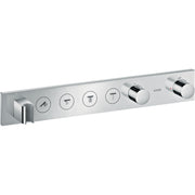 AXOR-ShowerSolutions-Thermostatic-module-Select-600-90-for-concealed-installation-for-4-functions-Chrome-18357000