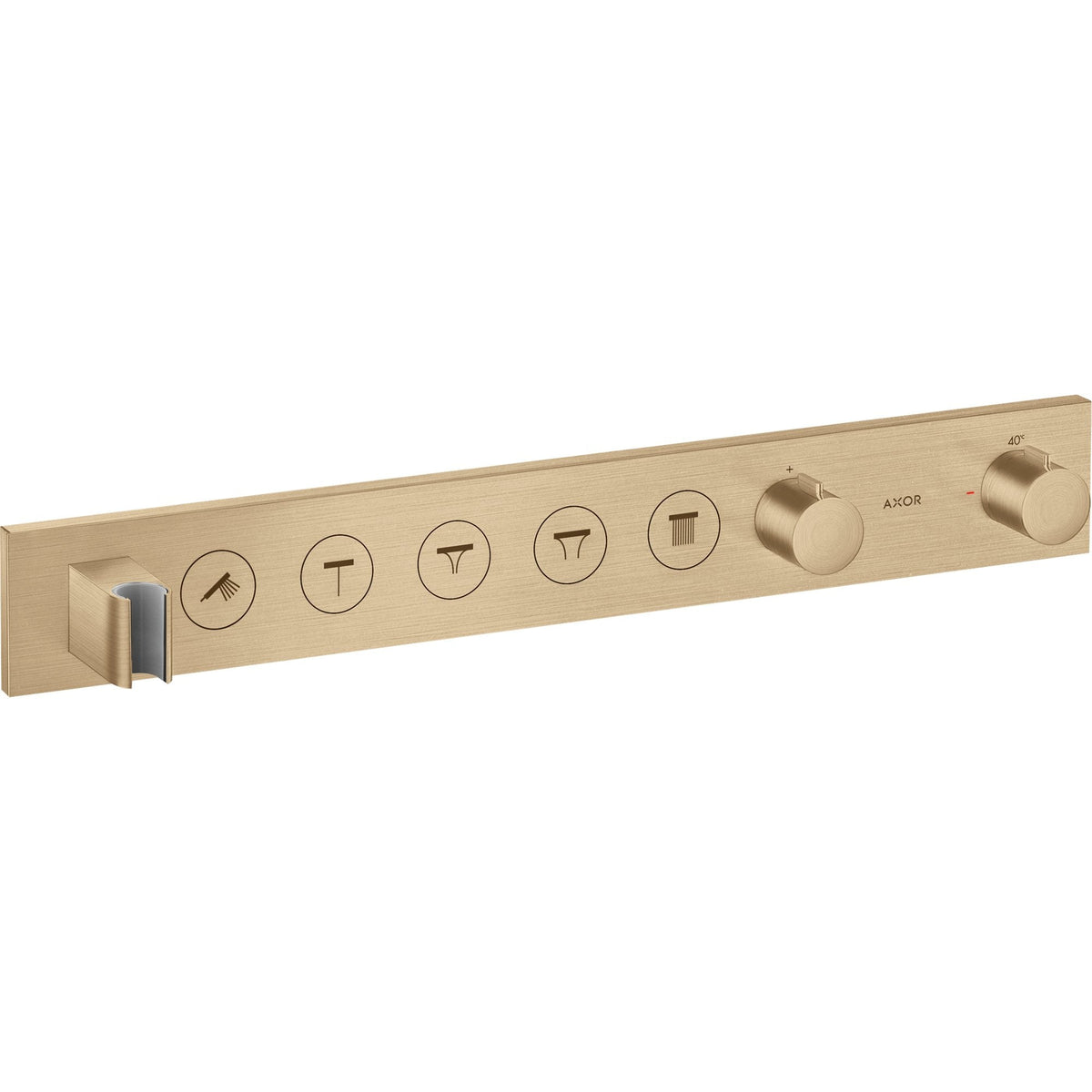 AXOR-ShowerSolutions-Thermostatic-module-Select-670-90-for-concealed-installation-for-5-functions-Brushed-Bronze-18358140