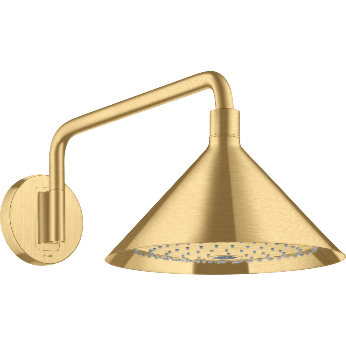AXOR-Showers-Front-Overhead-shower-240-2jet-with-shower-arm-Brushed-Gold-Optic-26021250