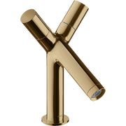 AXOR-Starck-2-handle-basin-mixer-80-with-pop-up-waste-set-Polished-Bronze-10030130