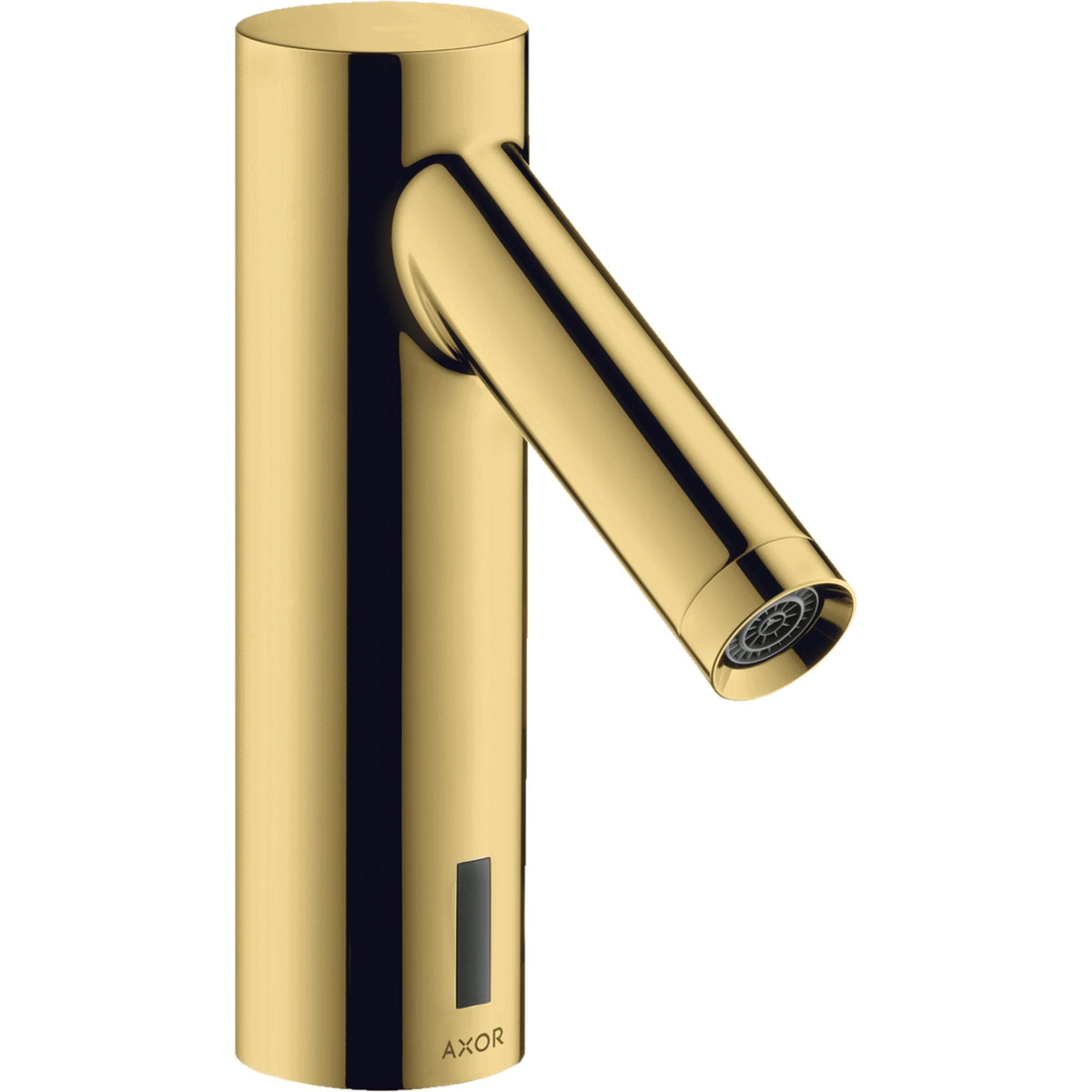 AXOR-Starck-Electronic-basin-mixer-with-temperature-pre-adjustment-battery-operated-Polished-Gold-Optic-10106990