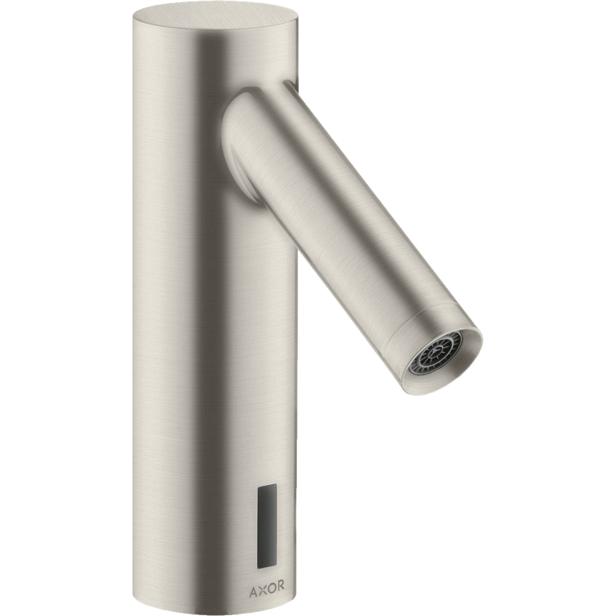 AXOR-Starck-Electronic-basin-mixer-with-temperature-pre-adjustment-battery-operated-Stainless-Steel-Optic-10106800