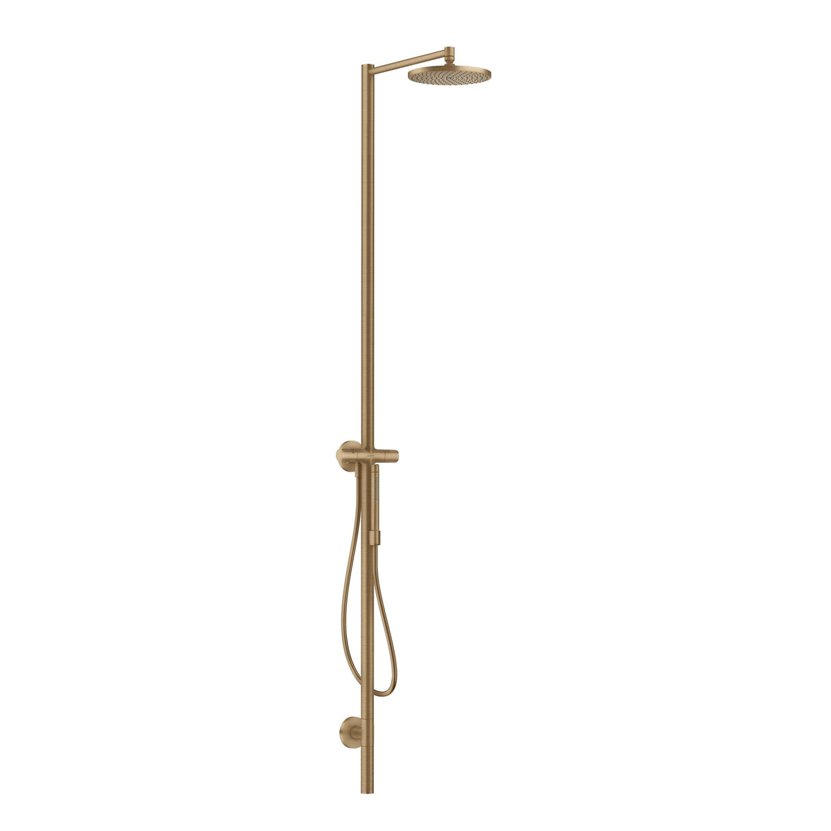 AXOR-Starck-Nature-shower-column-with-overhead-shower-240-1jet-Brushed-Bronze-12670140