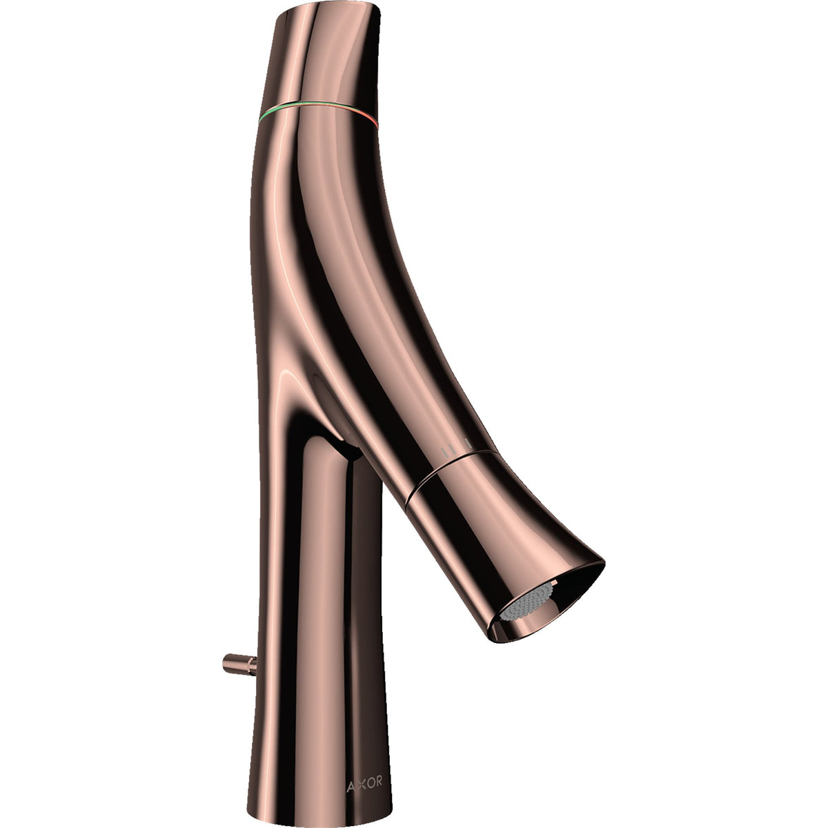 AXOR-Starck-Organic-2-handle-basin-mixer-80-with-pop-up-waste-set-Polished-Red-Gold-12010300