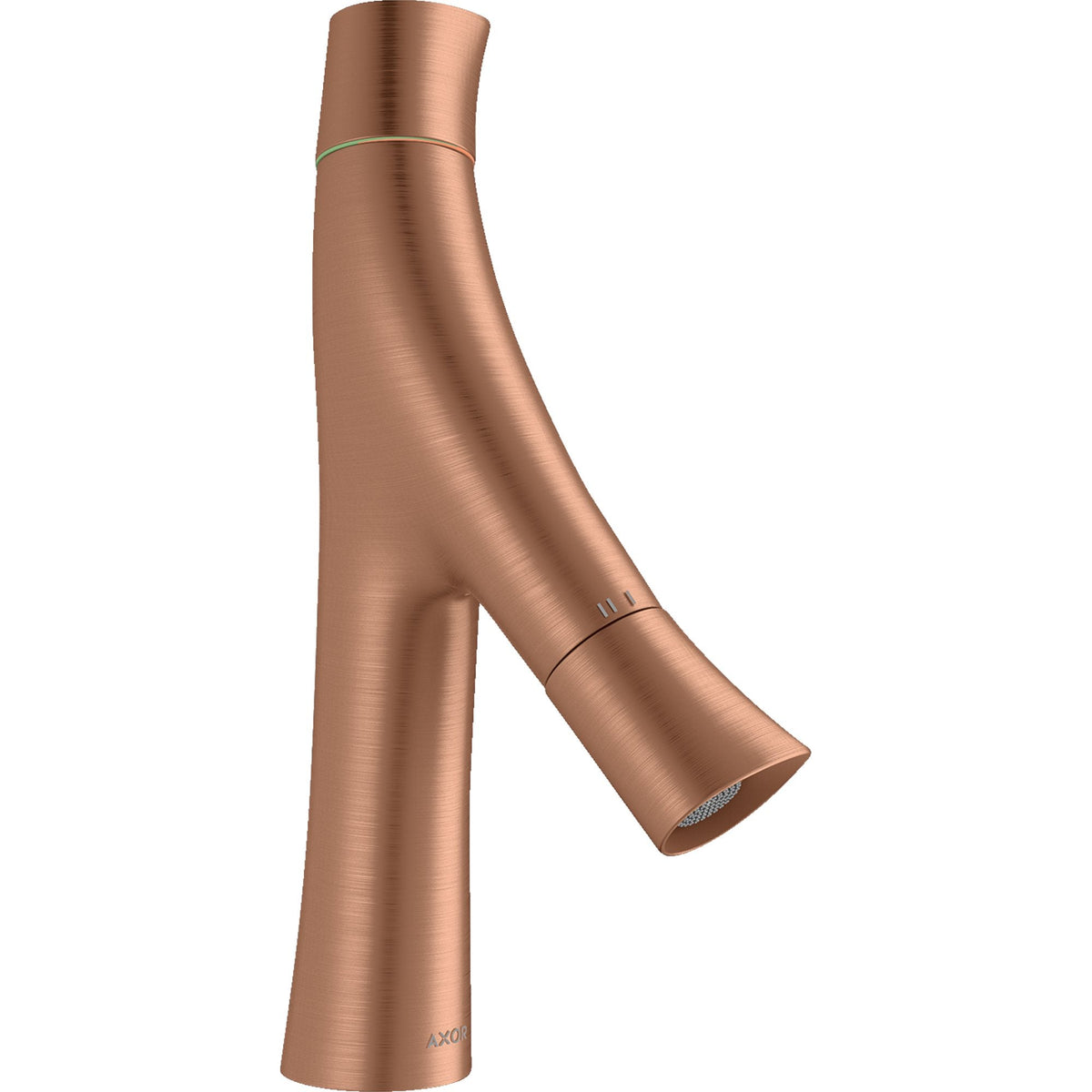 AXOR-Starck-Organic-2-handle-basin-mixer-80-with-waste-set-Brushed-Red-Gold-12011310