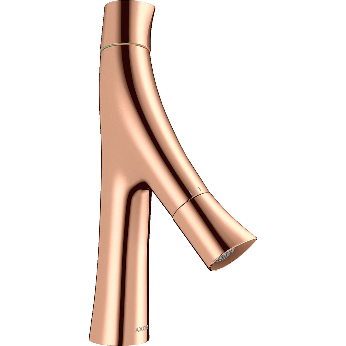 AXOR-Starck-Organic-2-handle-basin-mixer-80-with-waste-set-Polished-Red-Gold-12011300