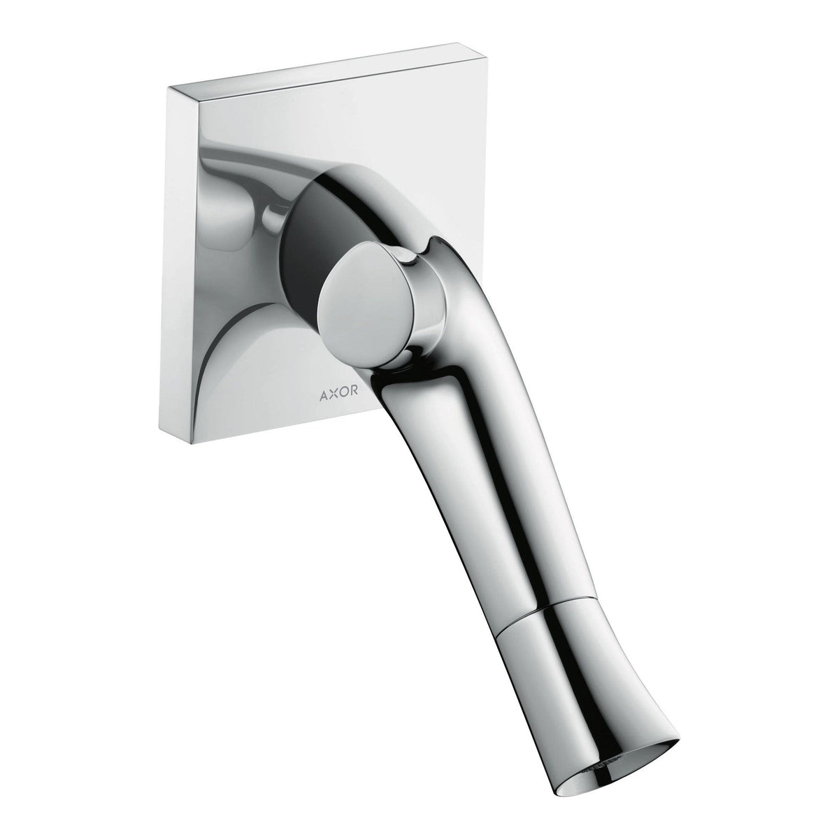 AXOR Starck Organic 2 handle basin mixer for concealed installation wall mounted with spout 187 mm Chrome 12015000