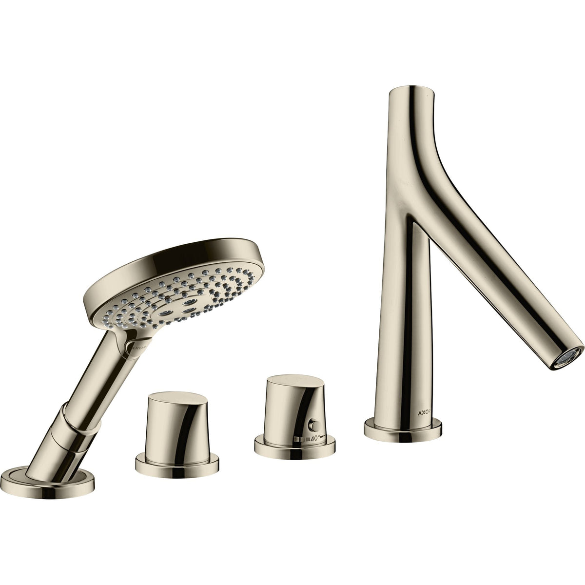 AXOR-Starck-Organic-4-hole-rim-mounted-thermostatic-bath-mixer-Polished-Nickel-12425830
