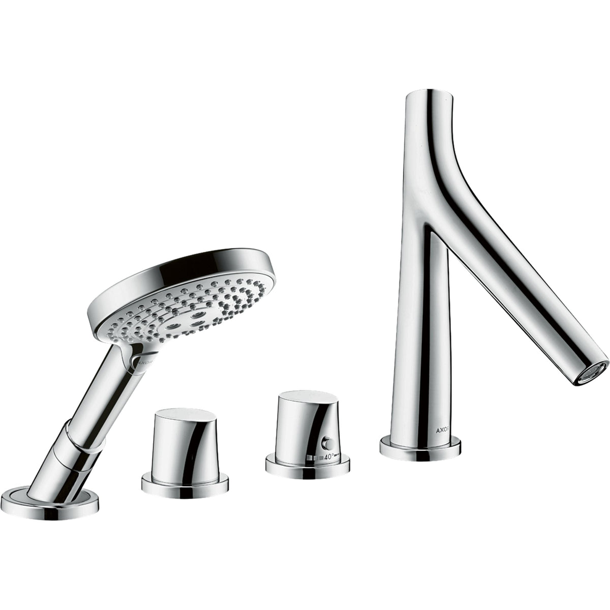 AXOR-Starck-Organic-4-hole-tile-mounted-thermostatic-bath-mixer-Polished-Chrome-12426020