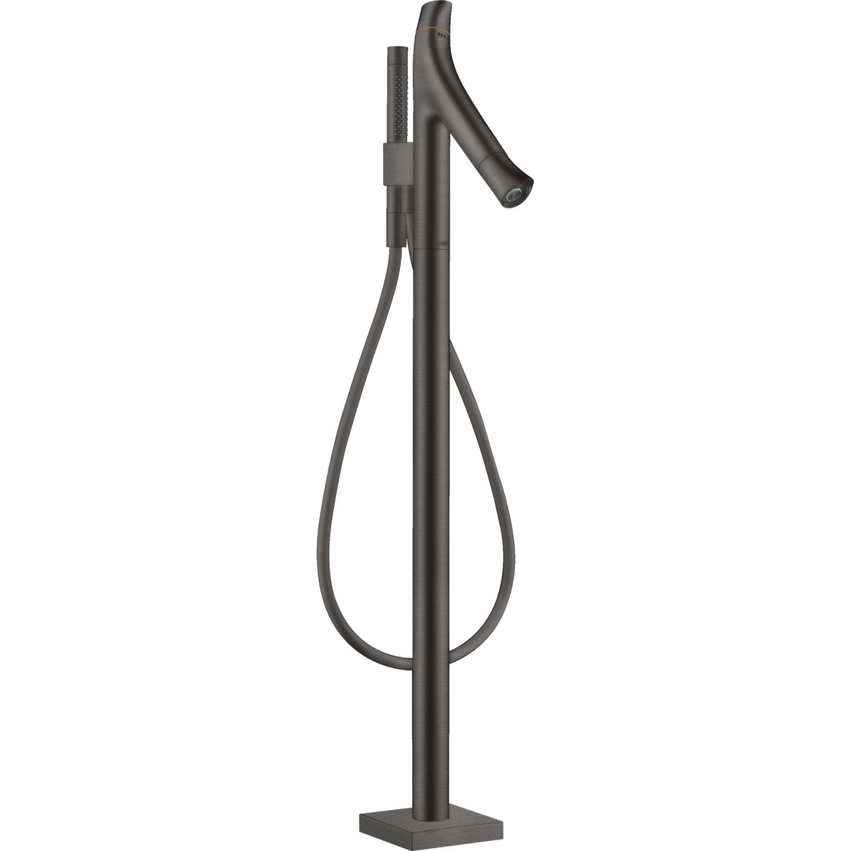 AXOR-Starck-Organic-Bath-thermostat-floor-standing-Brushed-Black-Chrome-12016340