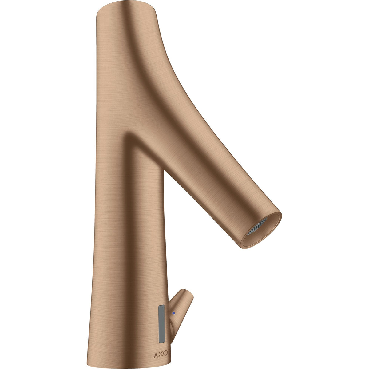 AXOR-Starck-Organic-Electronic-basin-mixer-with-temperature-control-with-mains-connection-230-V-Brushed-Red-Gold-12173310