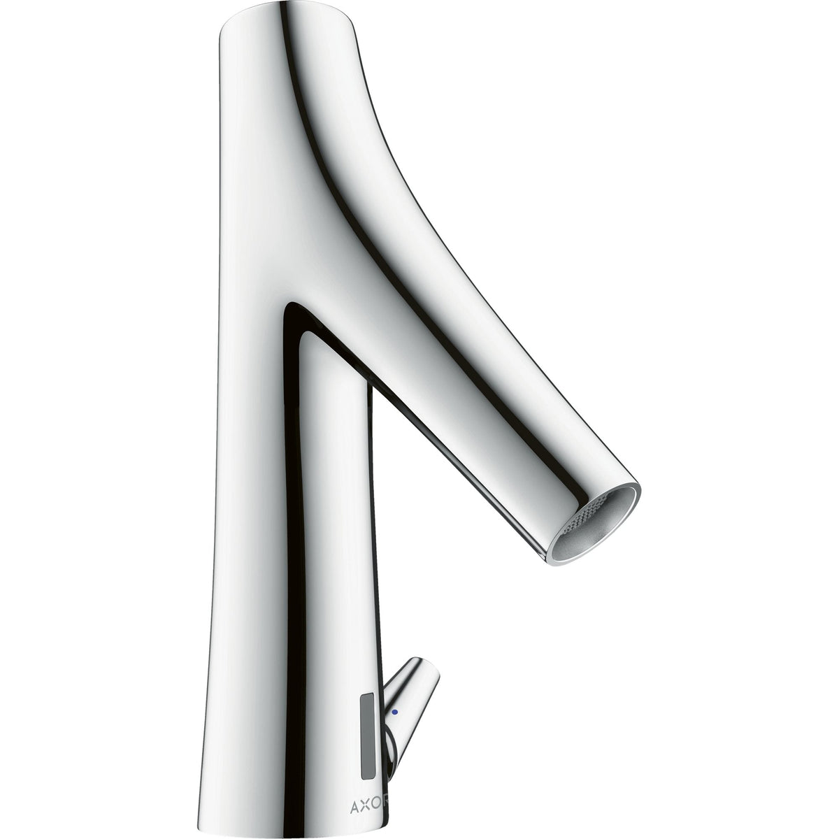 AXOR-Starck-Organic-Electronic-basin-mixer-with-temperature-control-with-mains-connection-230-V-Chrome-12173000