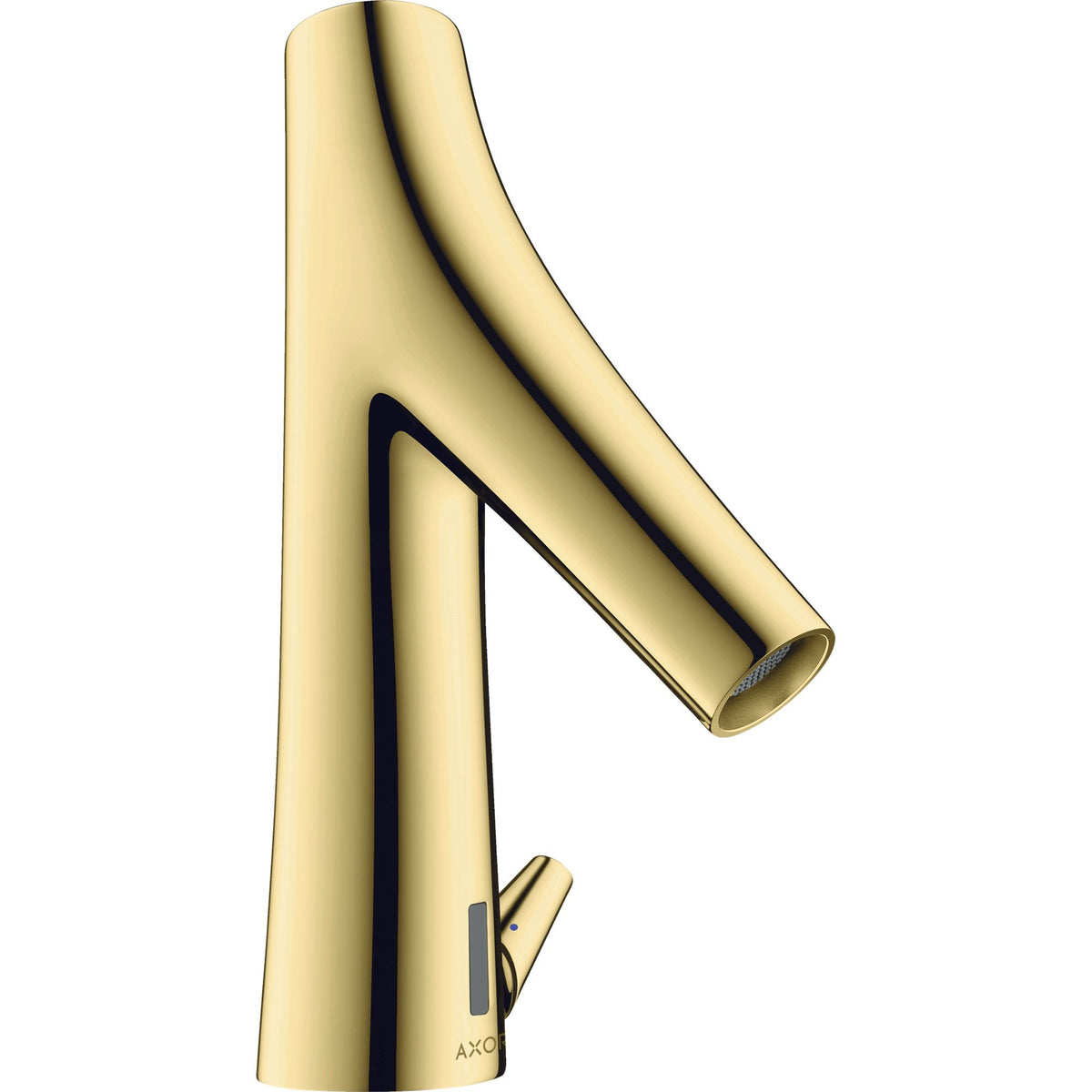 AXOR-Starck-Organic-Electronic-basin-mixer-with-temperature-control-with-mains-connection-230-V-Polished-Brass-12173930
