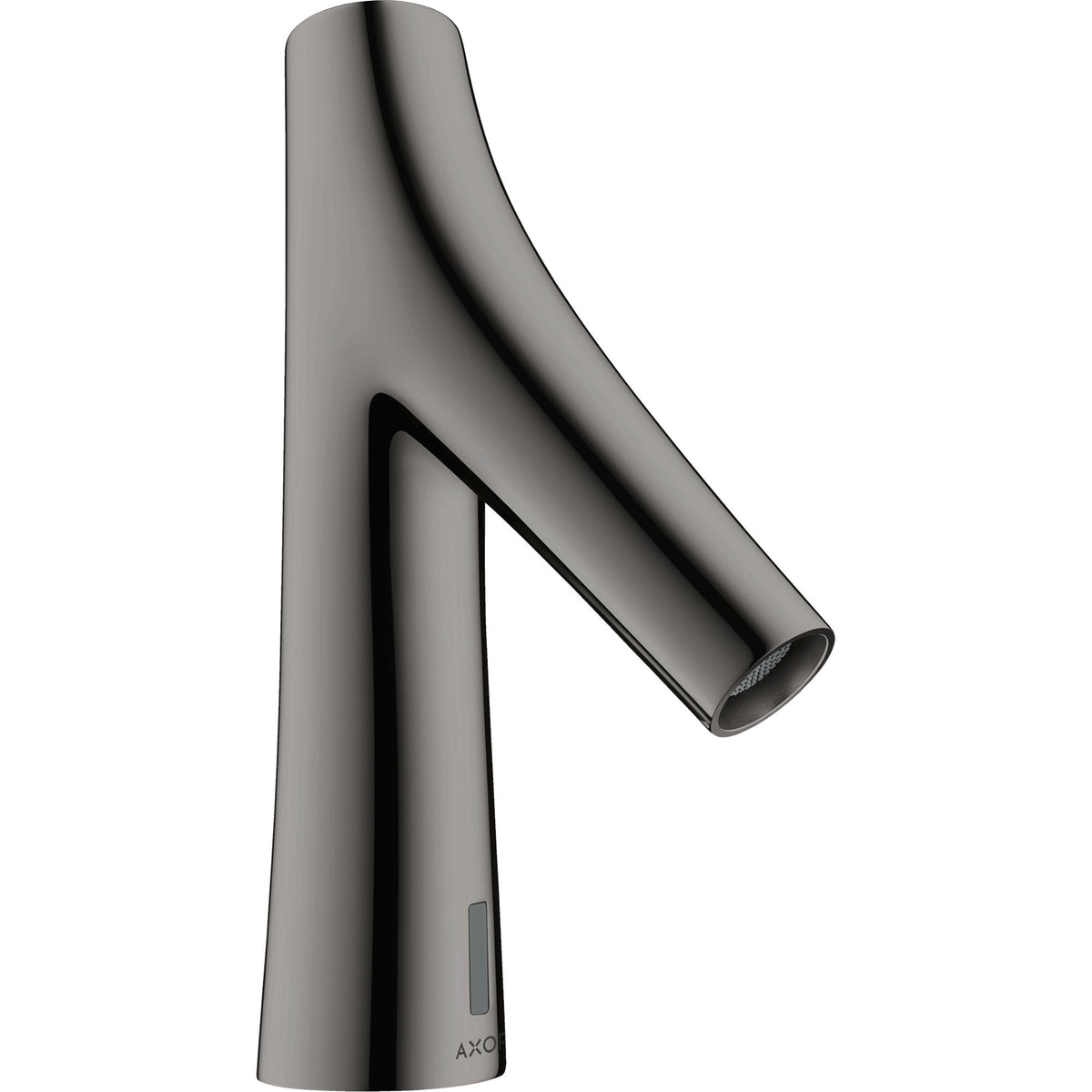 AXOR-Starck-Organic-Electronic-basin-mixer-with-temperature-pre-adjustment-battery-operated-Polished-Black-Chrome-12172330