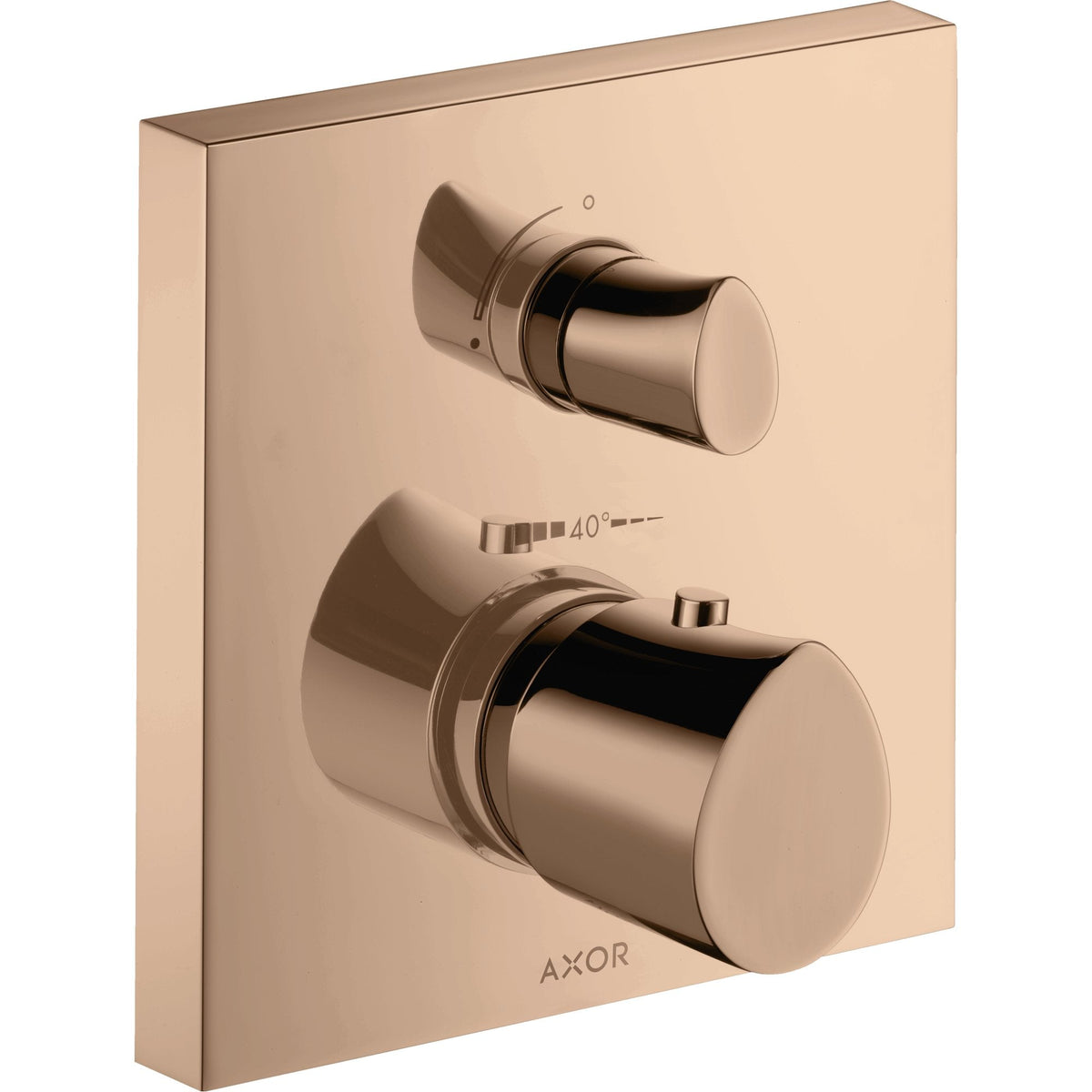 AXOR-Starck-Organic-Thermostat-for-concealed-installation-with-shut-off-diverter-valve-Polished-Red-Gold-12716300