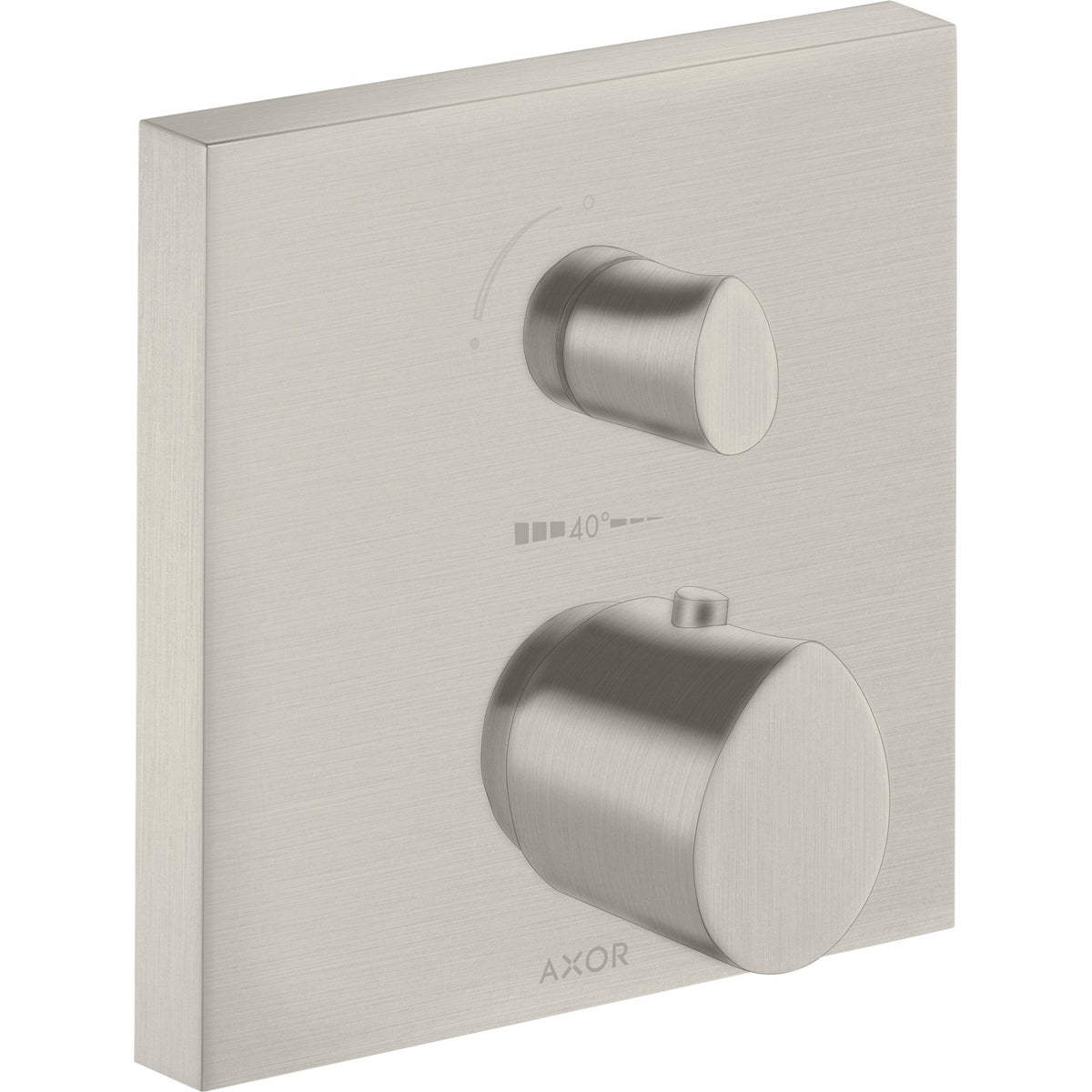 AXOR-Starck-Organic-Thermostat-for-concealed-installation-with-shut-off-diverter-valve-Stainless-Steel-Optic-12716800