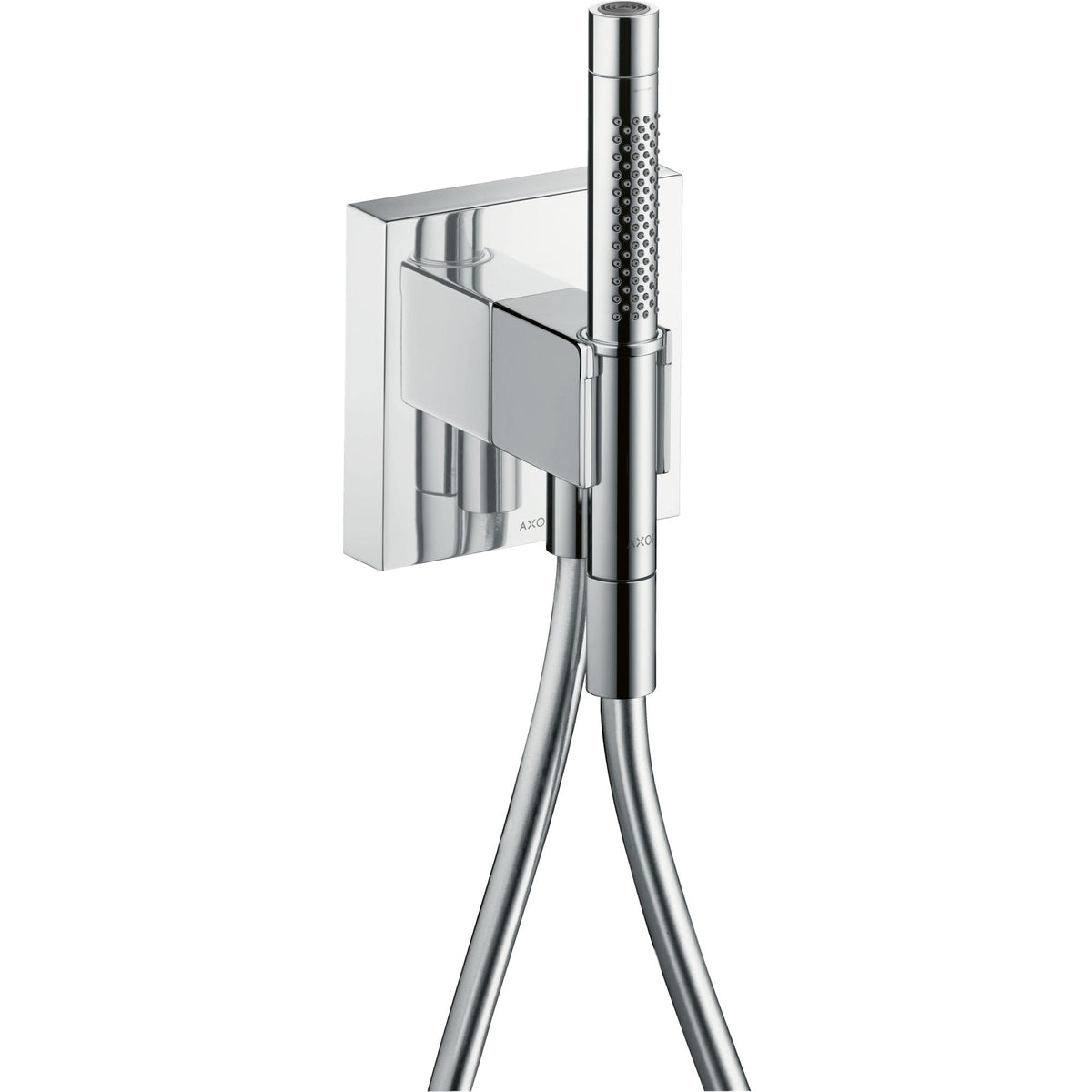 AXOR-Starck-Porter-unit-120-120-with-baton-hand-shower-2jet-and-shower-hose-Chrome-12626000