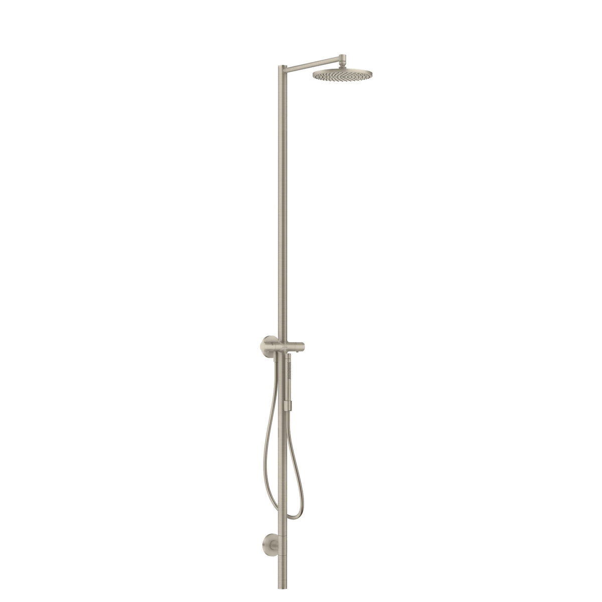 AXOR-Starck-Shower-column-with-thermostat-and-overhead-shower-240-1jet-Brushed-Nickel-12672820