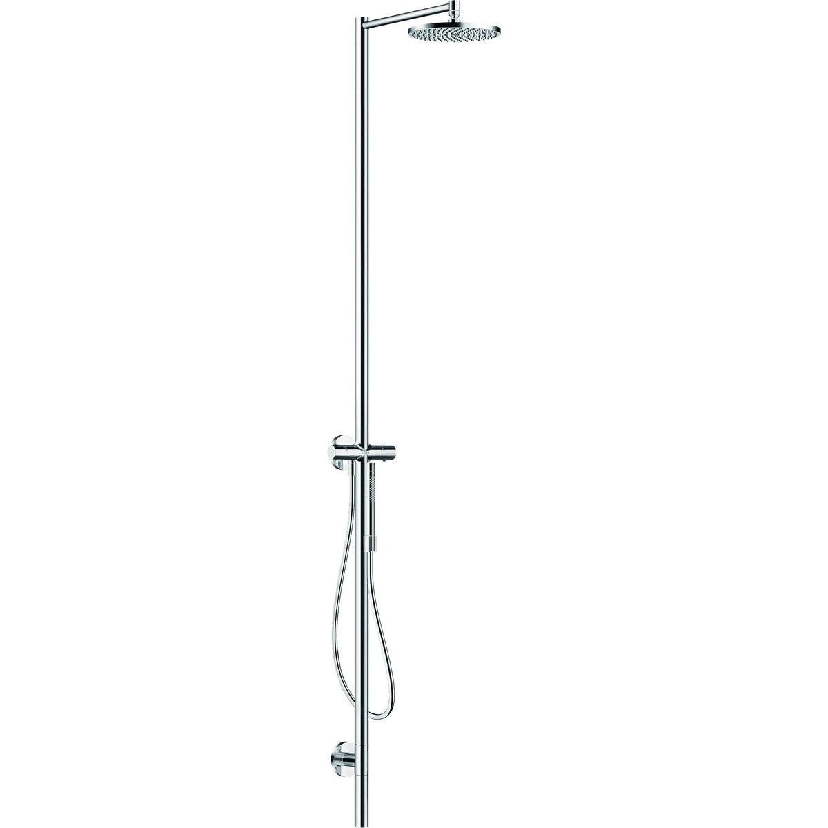 AXOR-Starck-Shower-column-with-thermostat-and-overhead-shower-240-1jet-Chrome-12672000
