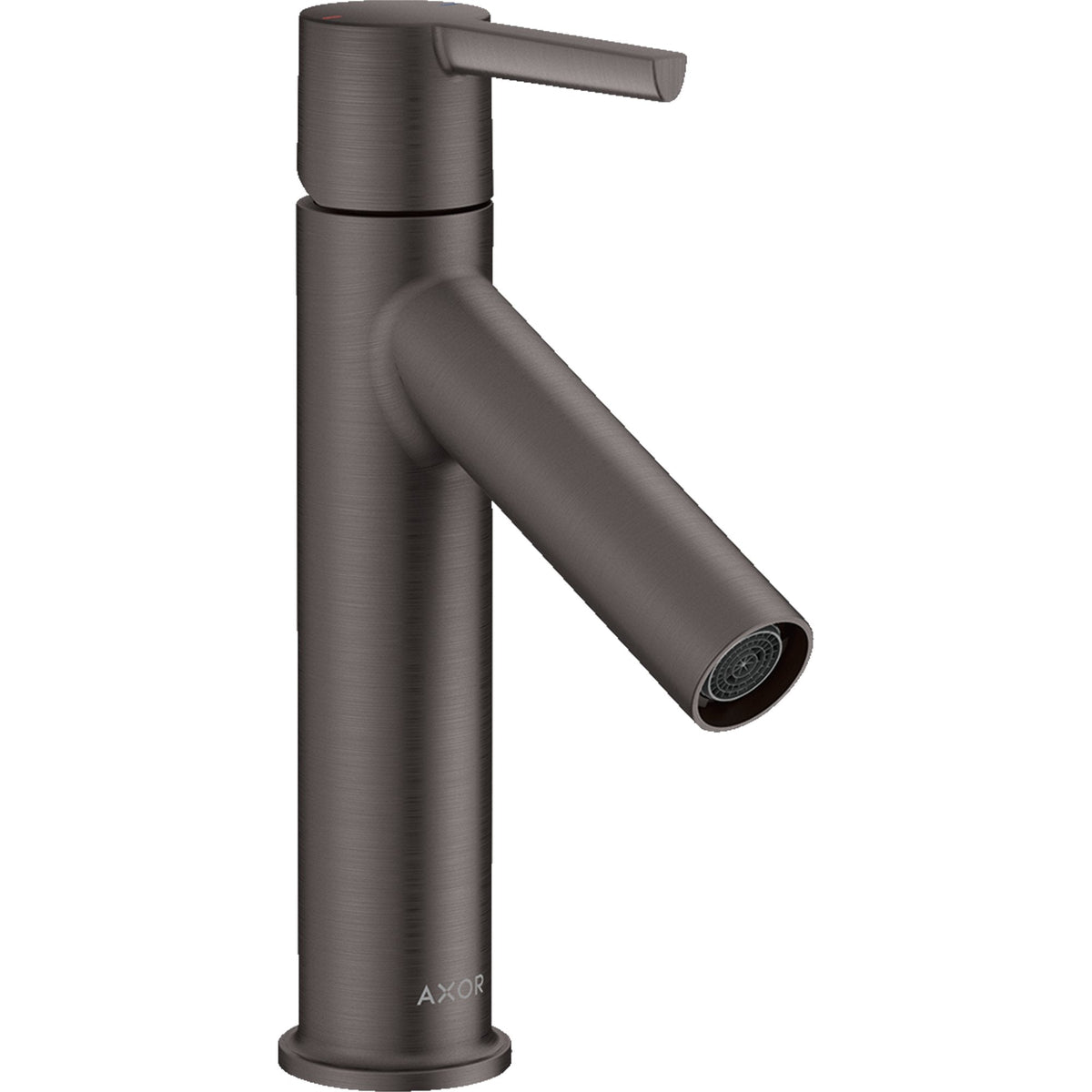 AXOR-Starck-Single-lever-basin-mixer-100-with-lever-handle-and-waste-set-Brushed-Black-Chrome-10003340
